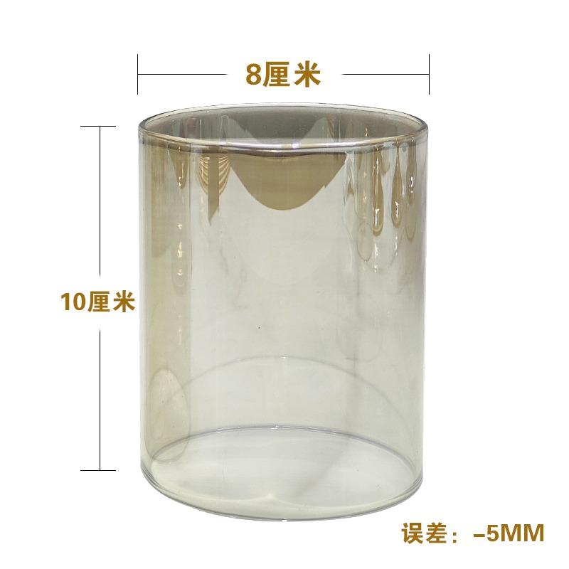Glass Candle Stand Windshield Lampshade Wedding Candle Holder for Table Decorative Lighting