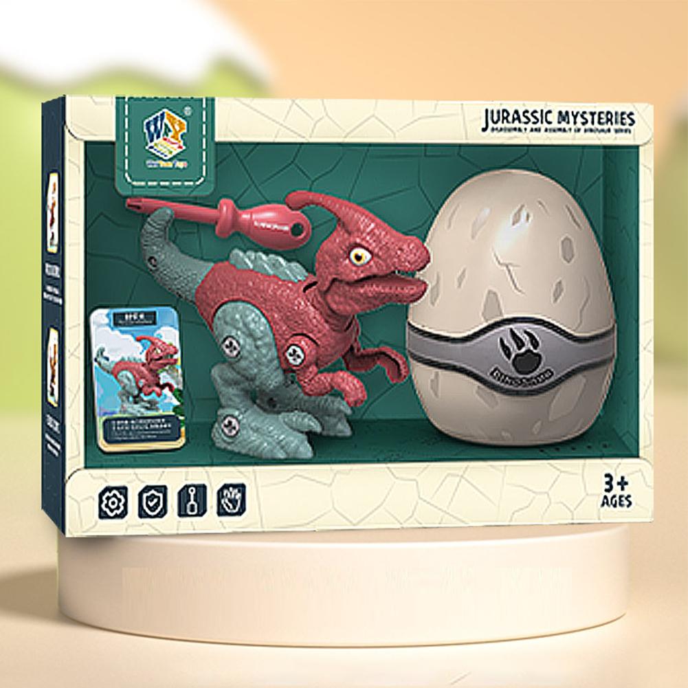 Take Apart Dinosaur Toys Children Diy Dinosaur Egg Disassembly Assembly Nuts Building Block Toys For Boys Gifts