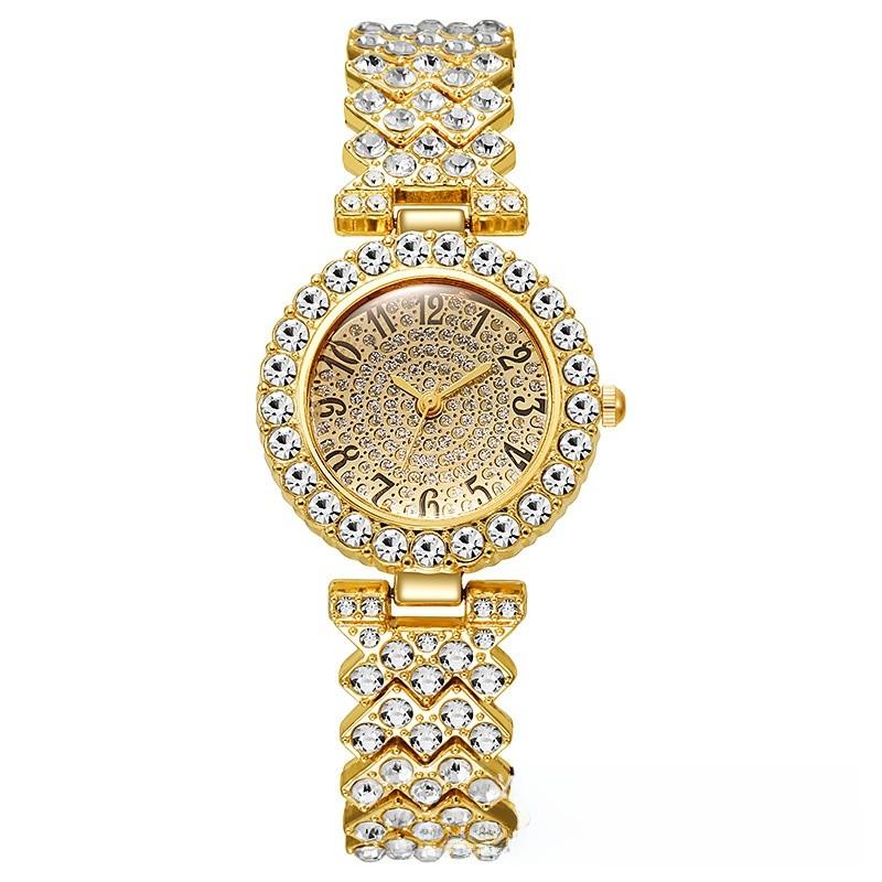 

Digital Fashion Ladies Watch With Diamond Embellishments For Casual Wear золотой