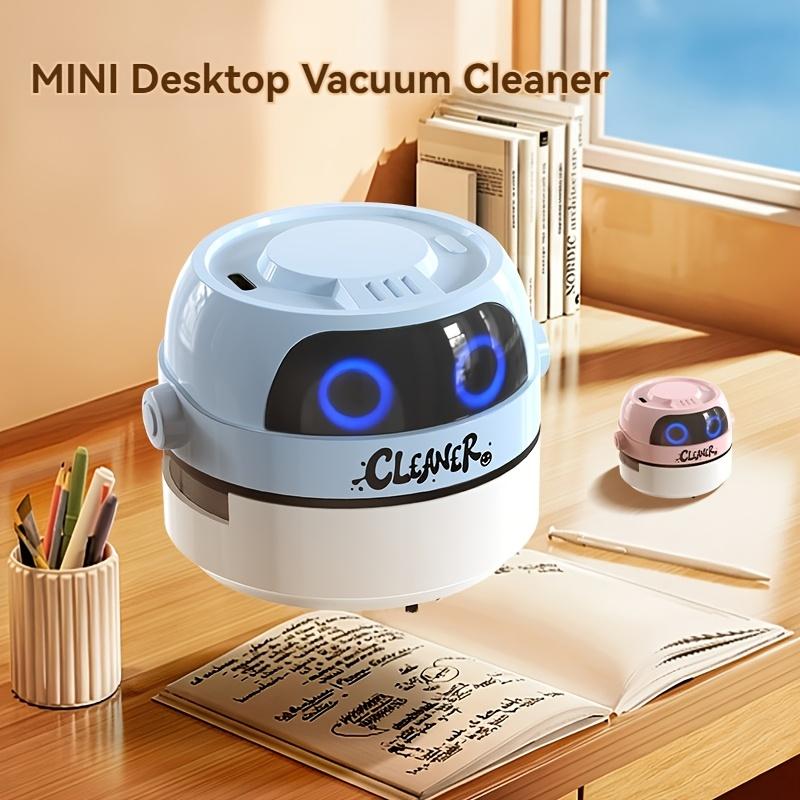 Mini Desktop Vacuum Cleaner Portable Table Crumb Sweeper Battery Operated Pencil Eraser Dust Keyboard Vacuum Cleaner