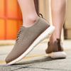 Popular Large Size 48 British Casual Men's Shoes Fashion Trend Fly-woven Surface Breathable Lightweight Sports Loafers Tide