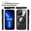 For iPhone 13 Pro PC+TPU Phone Cover Compatible with MagSafe Kickstand Back Case