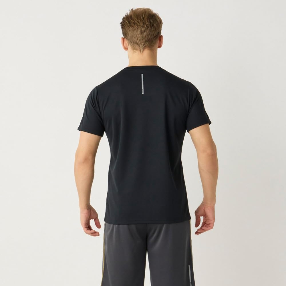 Träningskläder Kortärmad L Snabbtorkande T-shirt, Fukttransporterande, Snabbtorkande, K2JACM10, Svart,