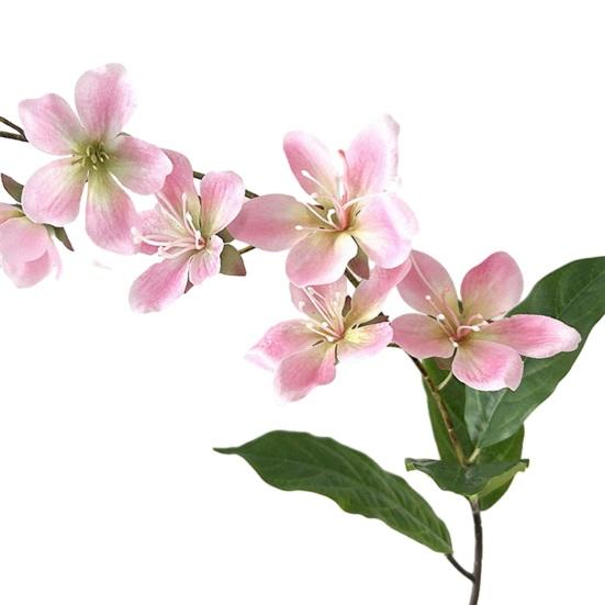 Artificial Jasmine Flowers Realistic Faux Silk Flower Bouquet with Long Stem for Shop Garden Office Home Wedding Party