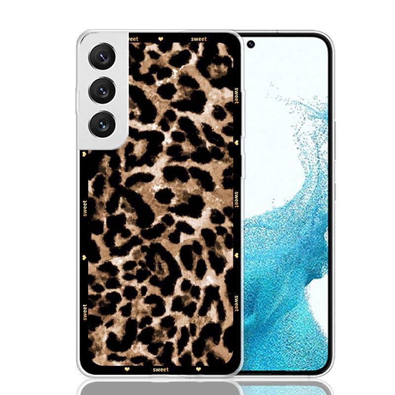 Animal Leopard Print Phone Case For Samsung Galaxy S26 S25 Edge S24 S23 FE S22 Ultra S21 Plus S20 + Fundas Cover Coque Galaxy S2