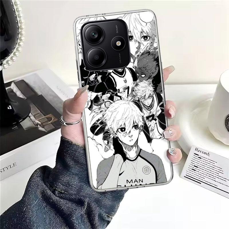 Blue Lock Nagi Seishiro Soft Phone Case For Xiaomi Redmi Note 15 14 14S 13 12 Pro Plus 12S 11 11S 11E 10 10S 11T 5G Fundas Coque