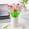 Quick-dry Rose Gel Pen Simulation Flower Writing Pen Multifunctional Ballpoint Pen  Gift