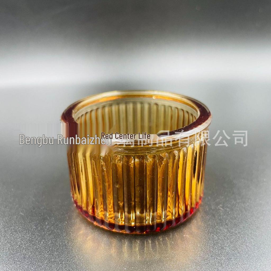 Nordic Romantic Vertical Stripe Candle Holder for Home Decor