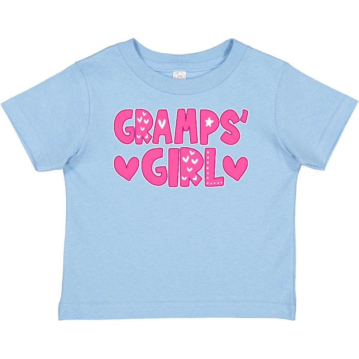 Inktastic Gramps  Girl Granddaughter Gift Baby T-Shirt Family Girls Grandfather 100
