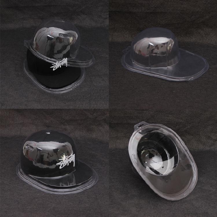 Transparent Cap Storage Box Double-layer Cap Holder for Baseball Cap Peaked Cap