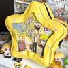 Gul Stjerne Ita Bag Jenter Søt Mote Kawaii Ryggsekk Y2K Vanntett Frontlomme Gjennomsiktig Sekk Tenårings Reise Skolesekk