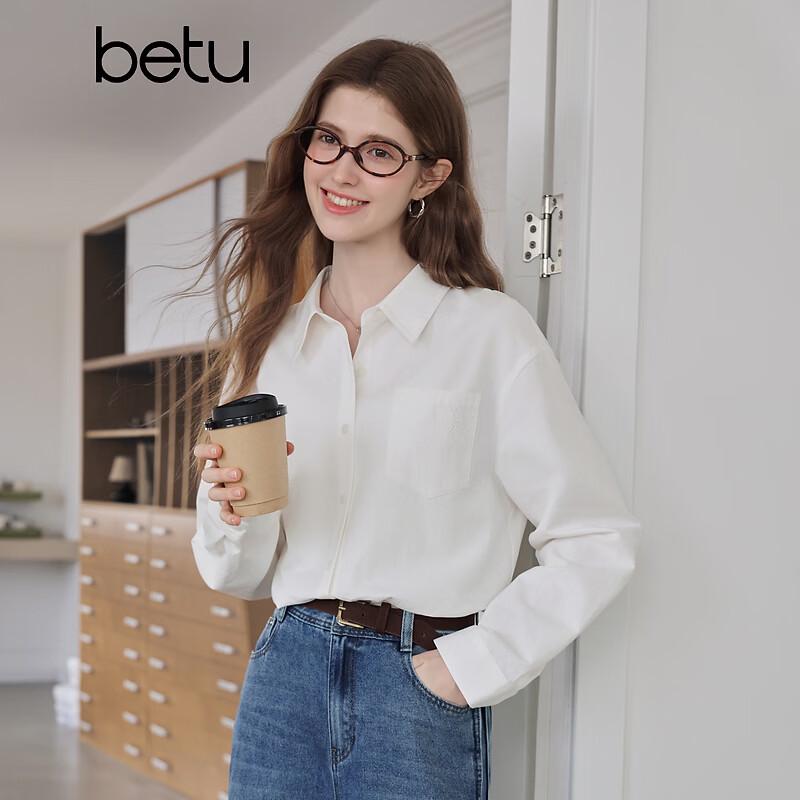 Betu Women's Loose-Fit Cotton Shirt