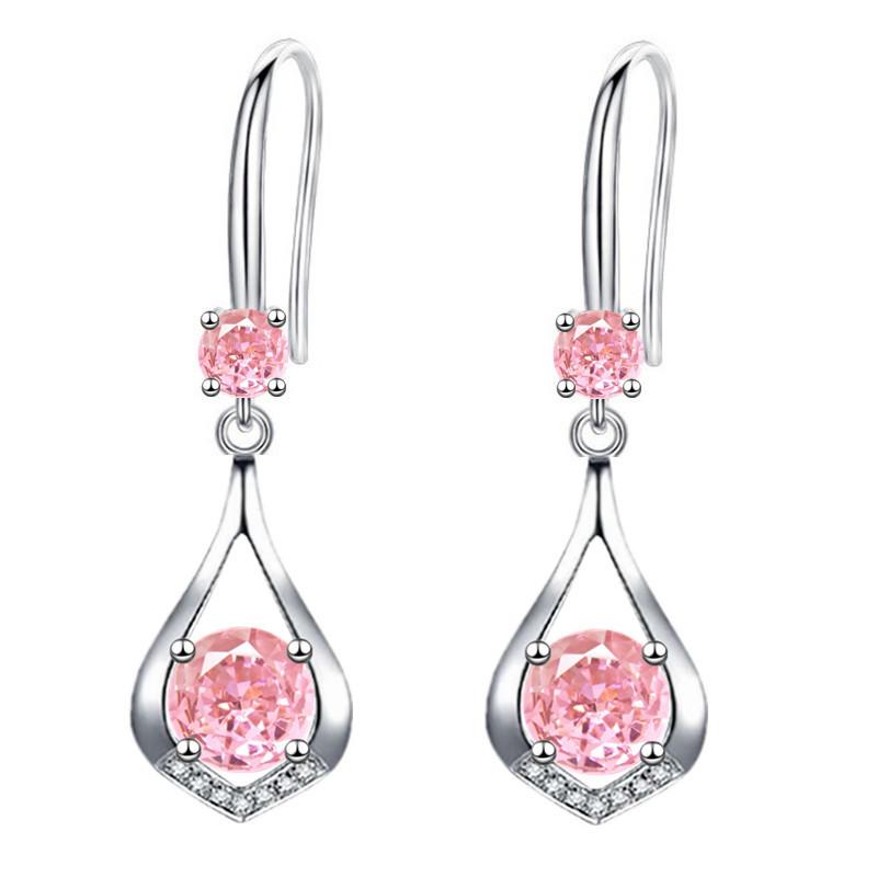 

Серьги женские инкрустированные бриллиантами драгоценные серьги длинные высококачественные темпераментные серьги-крючки EG-39