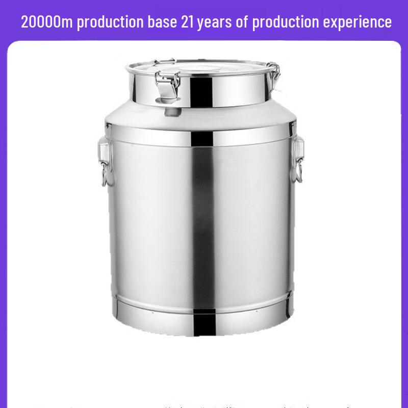 ZISIZ Food Grade Stainless Steel Storage Bucket with Faucet