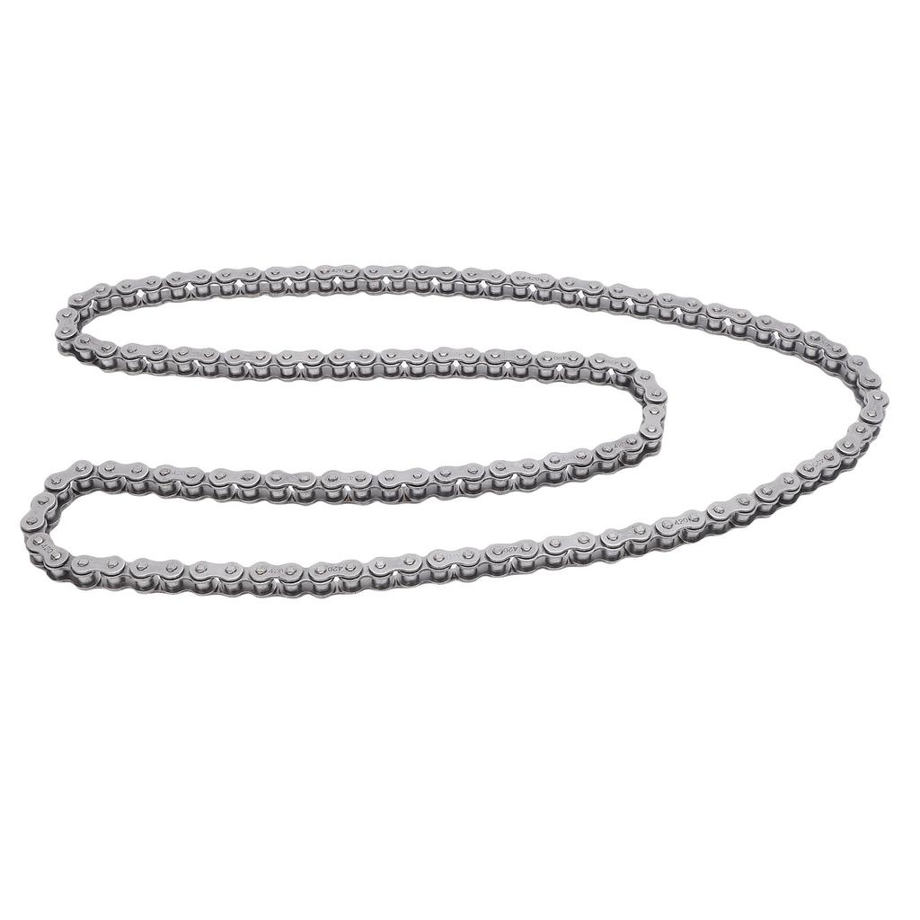 Łańcuch Motocyklowy 420 do Tuttio 01 Elektryczny Rower Błotny Stalowy Łańcuch Napędowy o Wysokiej Wytrzymałości 120 Ogniw