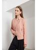 European Women's Beaded Leather Motorcycle Jacket - Long Sleeve, Lapel, Thin Fashion for Spring and Autumn 2023