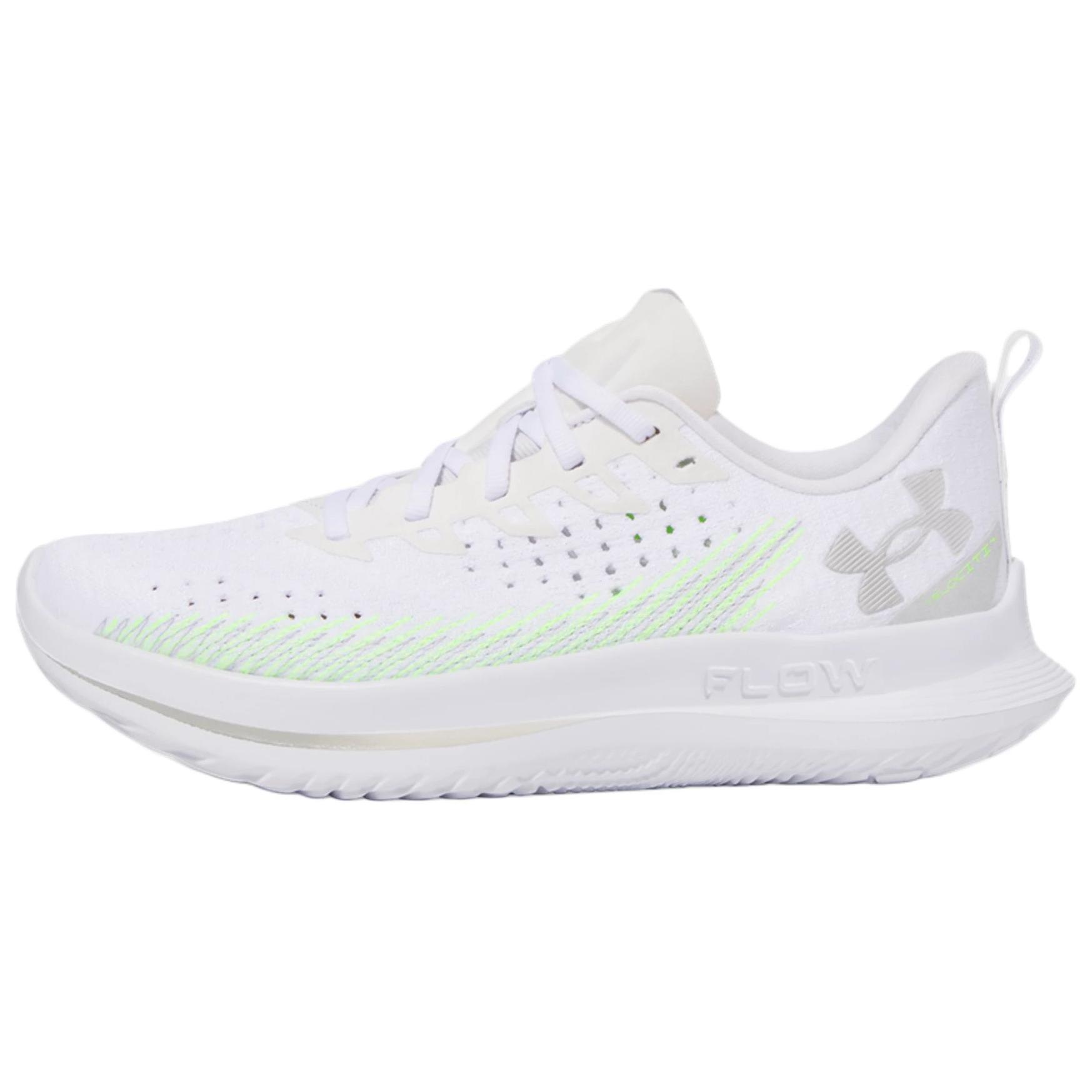 

Under Armour Velociti 4 Hyper Green Halo Grey Women Sneakers White 3027586-104 37.5