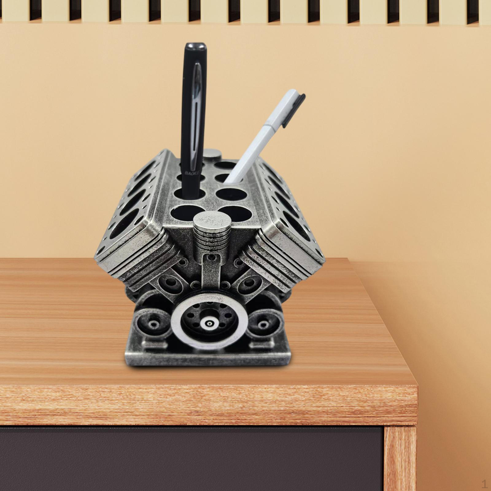 

Держатель для ручки в форме двигателя, настольный органайзер, канцелярские принадлежности, кисточка для макияжа, карандаш для Wheel