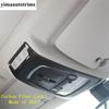 Roof Reading Lights Lamps Frame Cover Trim Carbon Fiber / Matte Accessories For BMW X3 F25 X4 F26 / 5 Series F10 F18 2012 - 2017