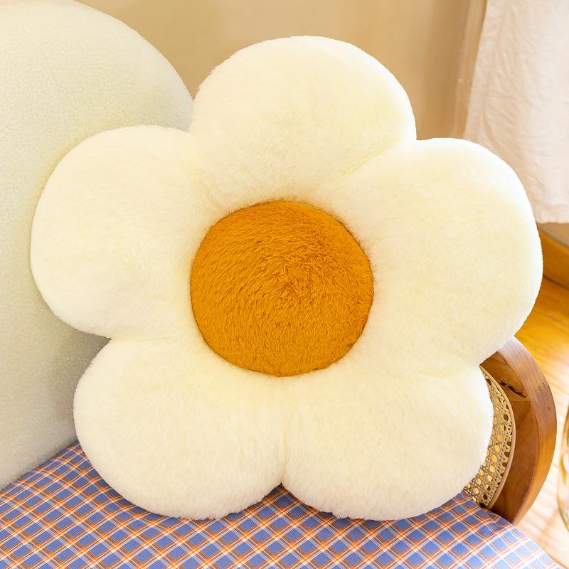 Adorable Sunflower Pillow: Seat Cushion, Sofa Cushion, Car Backrest, Bay Window Decor, Nap Pillow, Living Room Floor Mat.