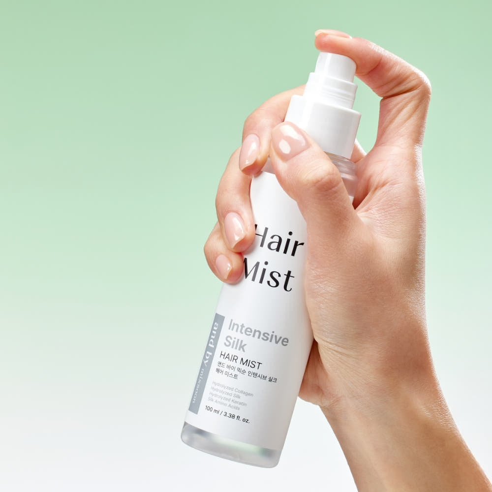 & by mixsoon Intensive Silk Hair Mist 100ml Korean Moisturizing & Smoothing Hair Care Mist