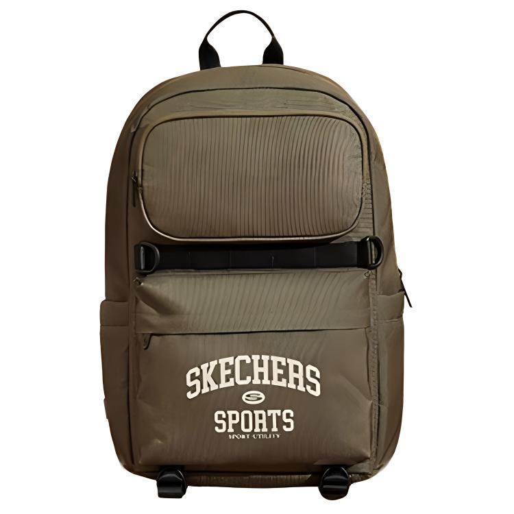 Skechers Casual Sports Fabric Travel Backpack Unisex Backpack Green L423U001-0050 Green