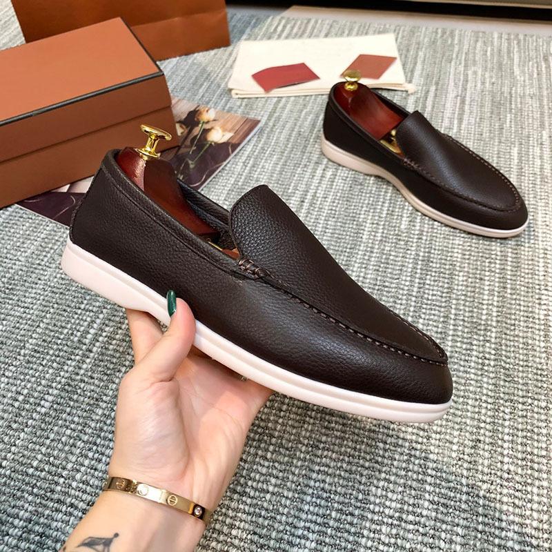 New men's British single shoes comfortable flat couple shoes