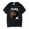 Foolio rapper NOVÉ paměťové černé tričko s krátkým rukávem S až 5XL vintage Prané Lehce Horní díl Pro Každodenní Nošení Prodyšné