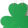 Yousheng Wooden Clover Door Sign St. Patrick's Day Hanging Sign Front Door Shamrock Sign for Farmhouse Home Porch And Wall Decor