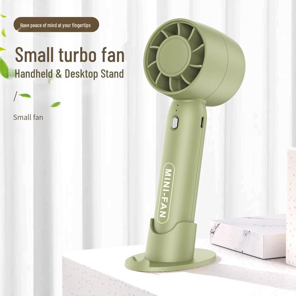 Portable Silent Mini USB Desktop Fan - Compact Brushless Personal Electric Fan for Dorms