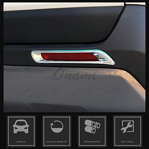 Onami Toyota RAV4 Rear Lamp Cover Fog Lamp Rear Fog Bezel Garnish Accessory Exterior Parts New TOYOTA RAV4 XA50 ABS 2P [Chrome Finish] RAV4-30-S