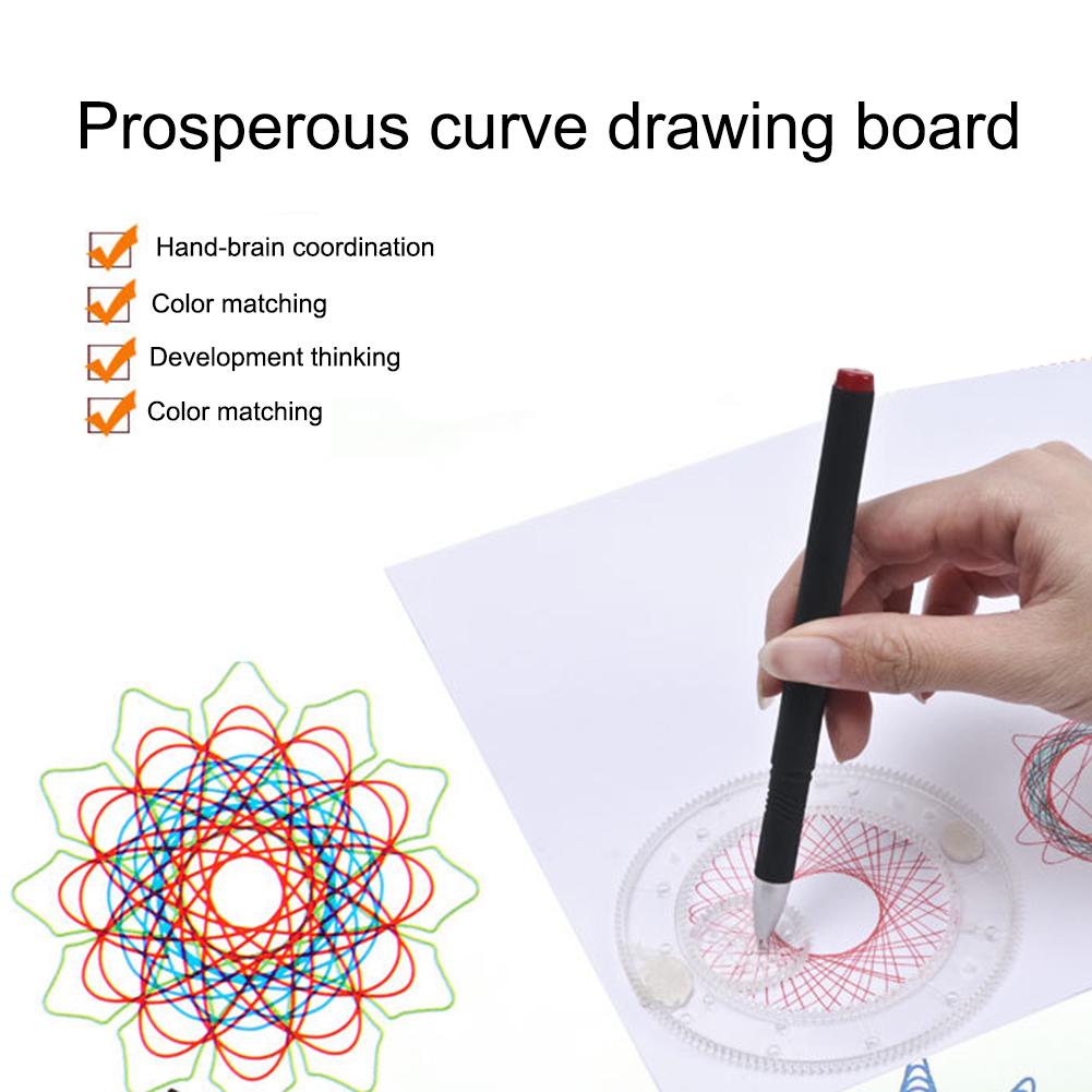 Spiral Drawing RulerToys Intellectual Gift Art Designer Board for Kids Children