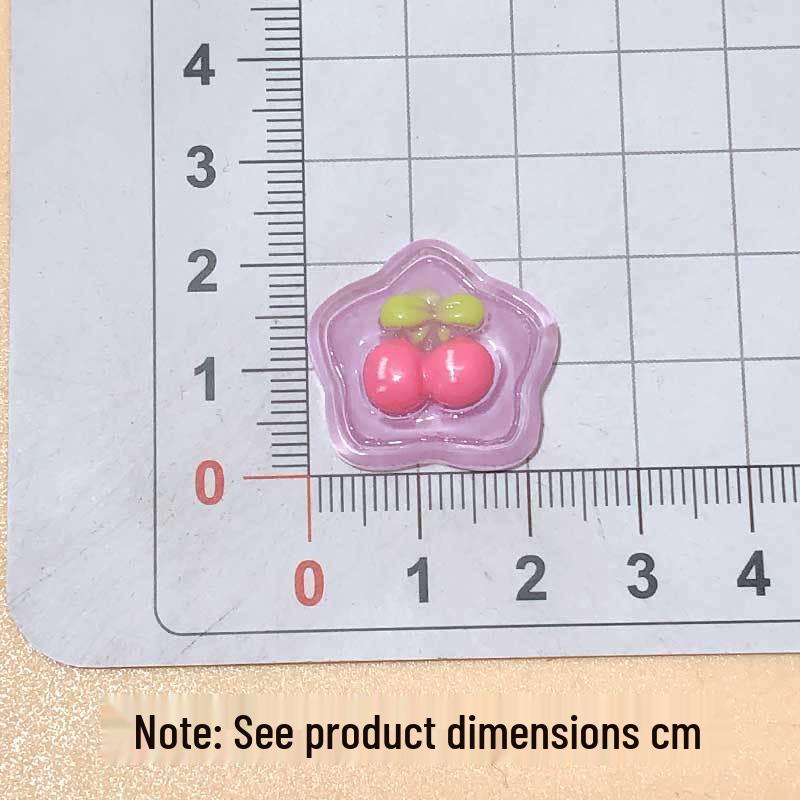Cherry Blossom Resin Rabbit Hair Clip Accessories