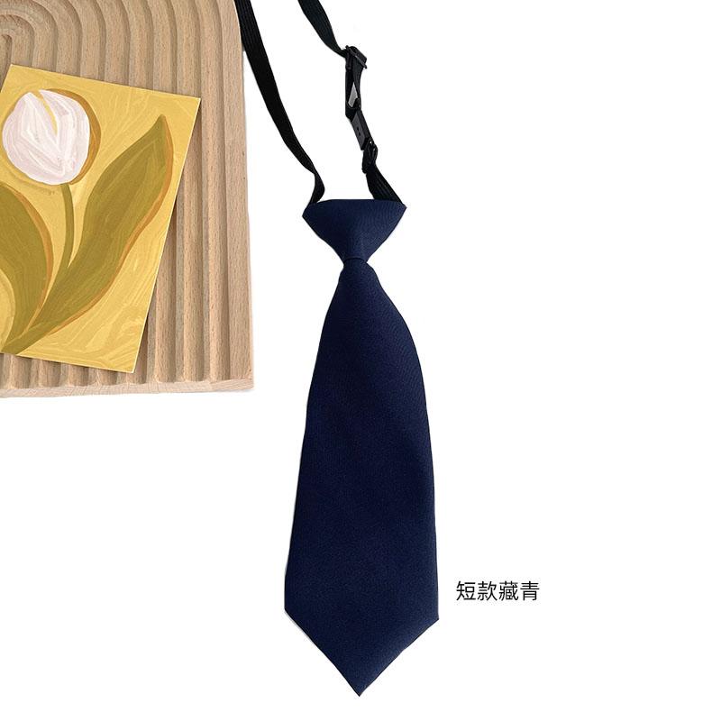 Children's Ladies Solid Color neck tie JK No-Hit Candy Cute Striped Flowers neck tie Small Tie Decorative College Style