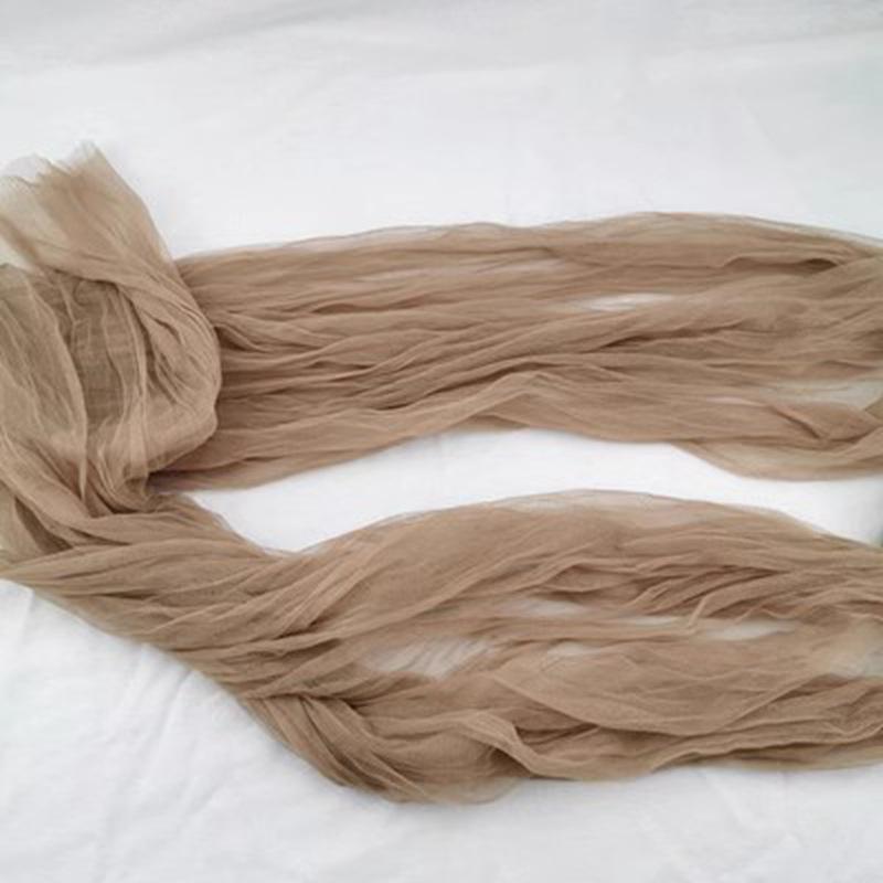 

Wrinkled Cream Yarn Floral Mesh Photography Backdrop 1.2*3 meters