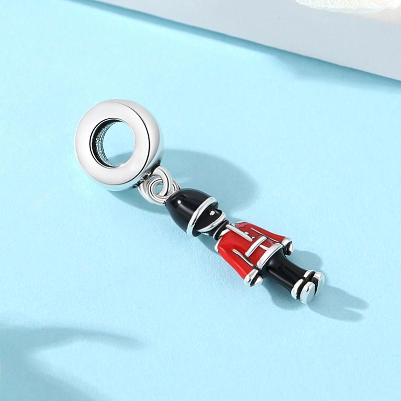 Original Copper Charms Beads Cartoon Figure Pave Cz Fit Pan Bracelets Bangles Necklaces For Women Diy Jewelry