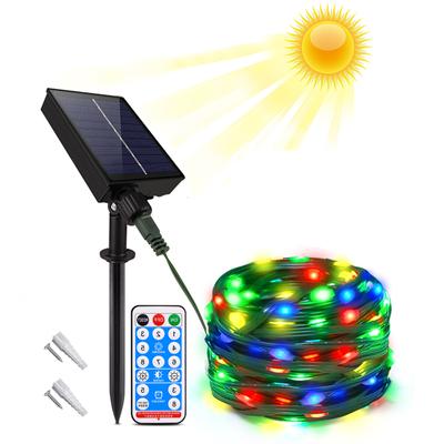 1200 mAh Wiederaufladbare Solar-Led-String 100 M 50 M 30 M 20 M 10 M Outdoor Solar Lichter Garten dekoration Girlande Weihnachten Neue Jahr