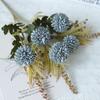 Artificial Flower Ball 5 Head Realistic UV Resistant Fake Chrysanthemums