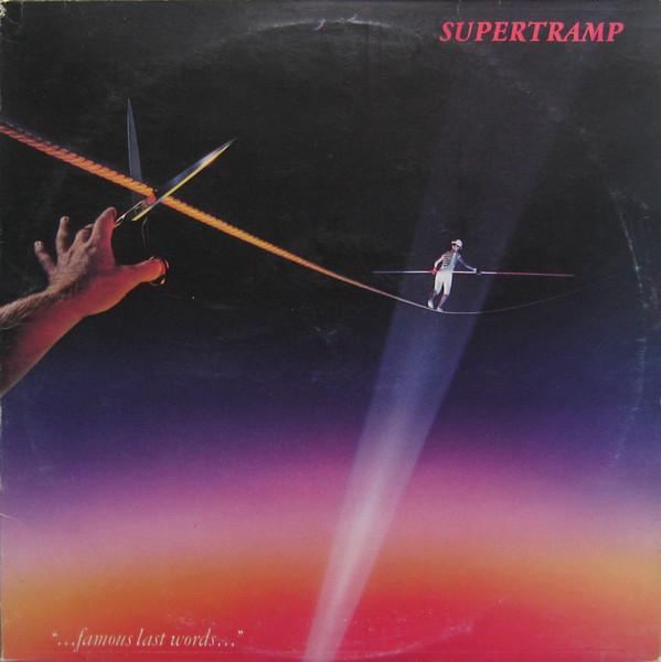 

LP Record SUPERTRAMP ...Famous Last Words... SP3732 AM Records 1982 Greece Rock Used