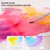 16 Farben Languo Festes Aquarellfarben-Set Tragbare Aufbewahrungstasche Pinsel Palette Box Aquarellpigment-Set Kunstbedarf