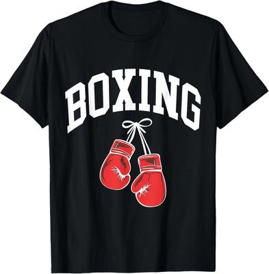 Boxhandschuhe Boxer Grafik Geschenk Unisex T-Shirt