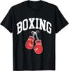 Boxhandschuhe Boxer Grafik Geschenk Unisex T-Shirt