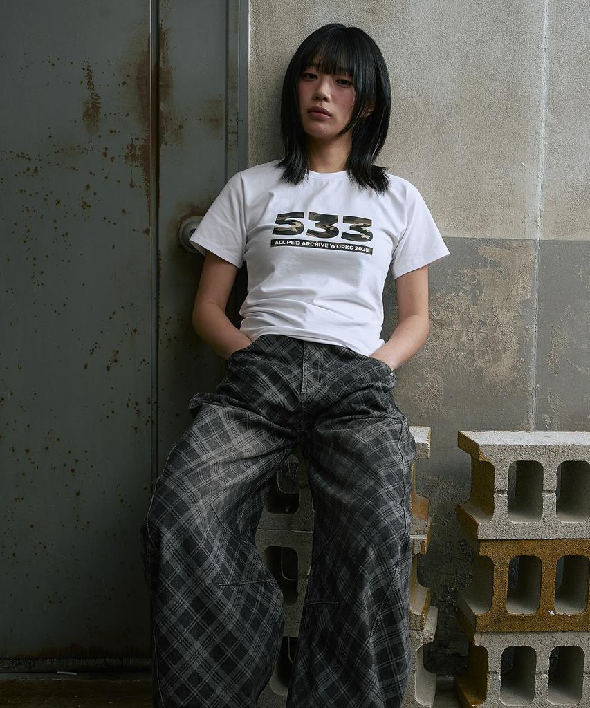 Peideu Pd 533 Slim Fit Short Sleeve T-Shirt White
