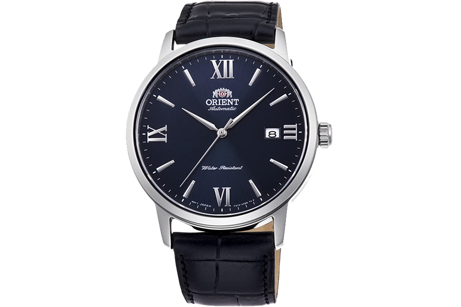 

Orient Stainless Steel Japanese Automatic Watch with Leather Strap Blue 22 (Model: RA-AC0F11L10B)
