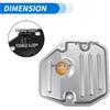 ACROPIX Automatic Transmission Filter Oil Pan Fit for Toyota RAV4 2005-2012 No.353300W040/353300W090 - Pack of 1