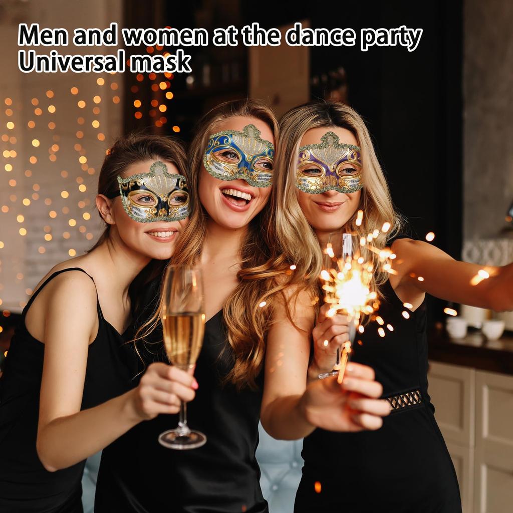 Ball Party Mask - Unisex Masquerade Prop & Carnival Decoration