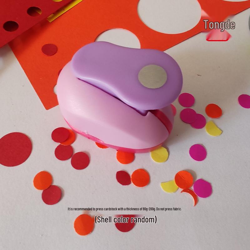 Round Embosser Craft Journal: Handmade Card & Flower Punching Machine for Kindergarten