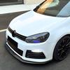 Car Front Bumper Lip Spoiler Diffuser Splitters BodyKit Aprons Cover Guard Trim For Volkswagen Golf 6R Golf MK6 2008-2012