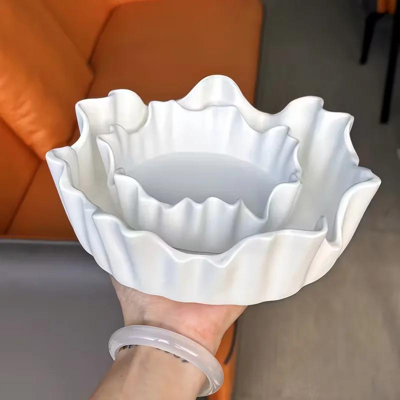Large Lace Round Silicone Mold 2026 Latest Models for Epoxy Resin DIY Fruit Plate Storage Bowl Tray Creative Ornament Tray Mould