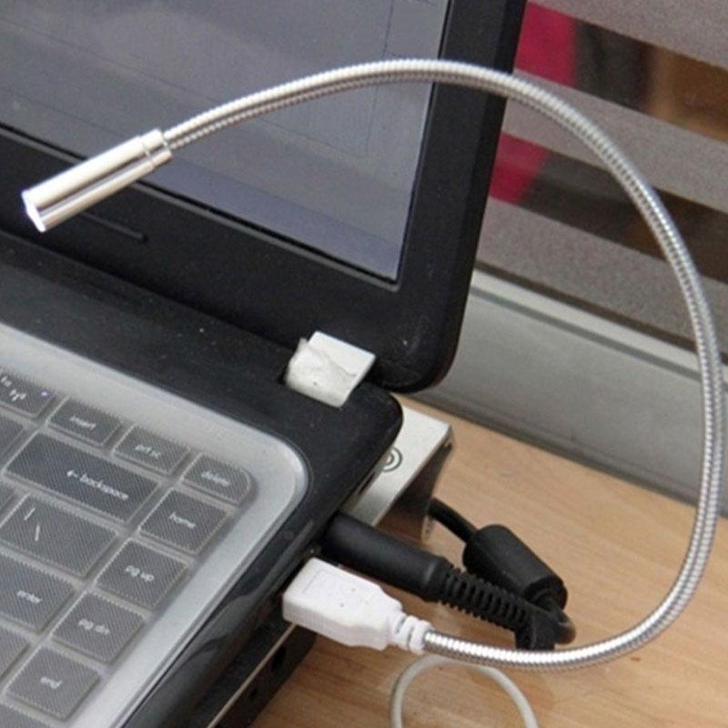 Tragbares Handliches LED-Licht Verstellbare USB-Lampe für Laptop Notebook PC Computer